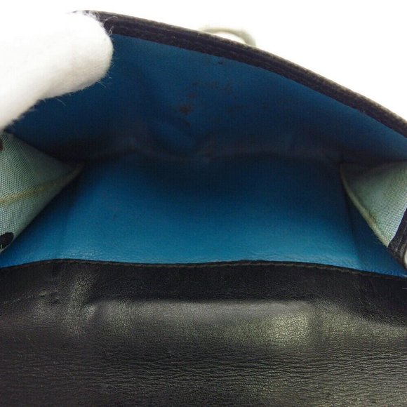 BVLGARI W Hook Wallet Bulgari Brugali Leather Authentic - Picture 6 of 12